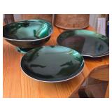 Lot of (3) Glass Plates by Olden (Norway)