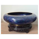 Cloisonne Bowl on Stand
