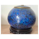 Cloisonne Ginger Jar on Stand
