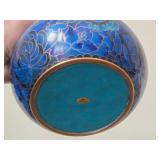 Cloisonne Ginger Jar on Stand