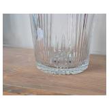 Glass Ice Bucket with Handles 8"