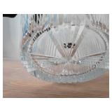 Glass Ice Bucket with Handles 8"