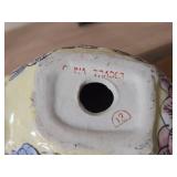 Lot of (2) Vintage Toyo Quail theme Hand-Painted Ceramic Figurines