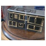 Miniature Doll House 1:12 Scale Replica Stoves under Glass Dome