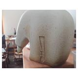 Polar Bear theme Stoneware Table Statue 11"