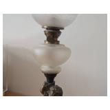 Figural theme Oil Lamp 24"