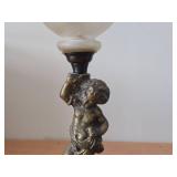 Figural theme Oil Lamp 24"
