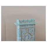 9 1/2" Miniature Doll House Vintage Tiled Chimney Stove (Kakelugn) 1:12 Scale Replica