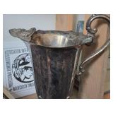 Raimond Crosby Silverplated Pitcher with Claw Feet