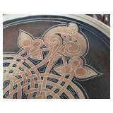 Celtic Knot pattern Ceramic Plate 12"