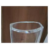 9" Nautical theme Mid Century Modern Swedish Art Glass Vase