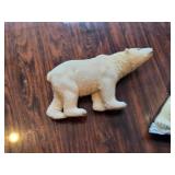 Lot of (3) 4" Polar Bear theme Figurine Magnets