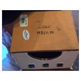 Lot of (4) Hand Made Ceramic Miniature Houses of Historic Bryggen Houses of Bergen Norway by Nordic Dreams