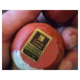 Lot of (7) Vintage Bull Finch Bird theme Table Figurines by Candy Design (Norway)