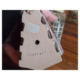 Lot of (2) Gault 7" Hand Made Ceramic Miniature Scale Replica Buildings - Hotel de Paris, Parisian Residential Building with Louis Viutton Store