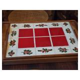 Christmas theme Serving Trays (x2) and Serving Platters (x2)