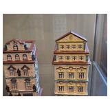 Lot of (3) Partylite 7" Candleholders - Prague, Vienna, Amsterdam