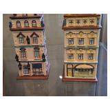 Lot of (3) Partylite 7" Candleholders - Prague, Vienna, Amsterdam