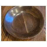 Handcrafted Black Walnut Wood Serving Bowl by Vermillion