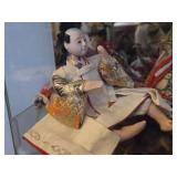 Set of 5 Japanese Hina Dolls - Boy Musicians (Gonin Bayashi)