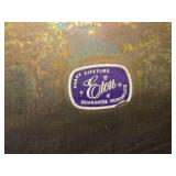 Vintage Silverplated Footed Base Serving Tray with Ornate Design - Old English by Poole