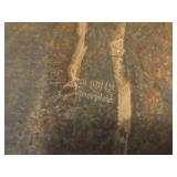 Vintage Silverplated Footed Base Serving Tray with Ornate Design - Old English by Poole