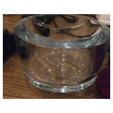 Strombergshyttan (Swedish) Mid Century Modern Art Glass Bowl