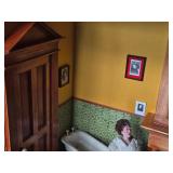 Battery-Powered Lighted Miniature Bathroom - Tierneys Tiny Tiles Nancy Froseth