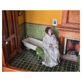 Battery-Powered Lighted Miniature Bathroom - Tierneys Tiny Tiles Nancy Froseth