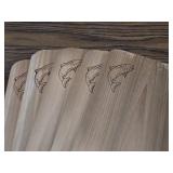 Lot of (5) Cedar Wood Planks 16" x 7"