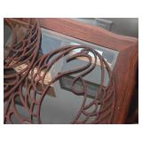 Lot of (2) Decorative Swan Wall / Candle Shelf / Trivet