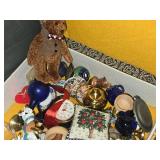 Lot of  Miniature Doll House Accessories - Small Piano, Tables, Figurines, Lamps, Small Housewares, Home Décor, Books, Dining Side Chairs, Wall Clocks, Croquet Set and more