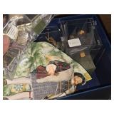 Lot of  Miniature Doll House Accessories - Small Piano, Tables, Figurines, Lamps, Small Housewares, Home Décor, Books, Dining Side Chairs, Wall Clocks, Croquet Set and more