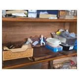 Lot of  Miniature Doll House Accessories - Children Figurines, Baby Bassinet, Bath Tubs, Stove, Victorian Style Sofa, Baby Grand Piano, Buffet, Wardrobe, Grandma and more