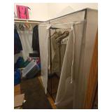 Portable Wardrobe Closet with Zippered Cover 5