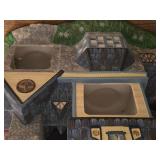 Partylite Candle Shoppe Tealight House #1 Olde World Village Collection Collectible House P7315 (in original packaging)