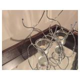 Lot of (2) Silverplated Brandy / Cognac Warmer Stands