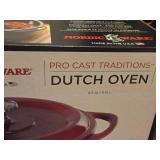 6.5-Quart Cast Aluminum Dutch Oven - Pro Cast Traditions by Nordic Ware (USA) (in original packaging)