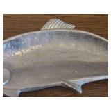 Wilton Armetale RWP Fish theme Pewter Serving Platter 22" x 9"