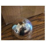 (2) 3" Partylite Ball Candles Honeydew / Mint, (9) 1-1/2"D Silver Ball Candles (in original packaging)