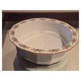 Lot of (2) Multi-Sided Serving Bowls - Hearts & Pines by Porsgrund (Norway)