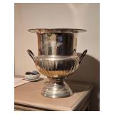 Vintage Hand Made Silverplated Champagne Ice Bucket by International Silver Co (India)