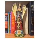 Winterland Collection Angel theme Believe Figurine 11" by St. Nicholas Square®