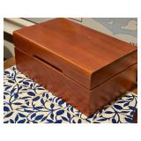 Cedar Finish Real Wood / Felt Lining Box for Storing/Displaying Certified Coin Slabs by Guardhouse