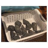 Lot of (12) Igneous Basalt Sauna Rocks