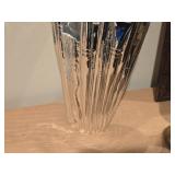 Chrome Finish Brush Vase with Glass Insert for holding water - Harry Allen by Areaware