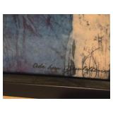 Porcelain Picture - Woman Named Agnes by Ade Lisa Gjeruldsen Signed , Framed