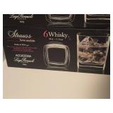 11 3/4 oz Whisky Glass Set of 6 - Accademia Luigi Bormioli (Italy) by Strauss (in original packaging)