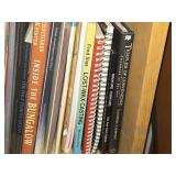 Lot of (1 Shelf) - Architect, Doll House, Wax Casting, Norwegian Folk Music Set of 6, Art Books