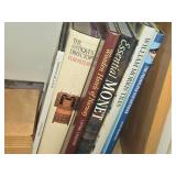 Lot of (1 Shelf) - Monet, Brain, Various Dolls, Mysterious Places, Alfred Hitchcock Books